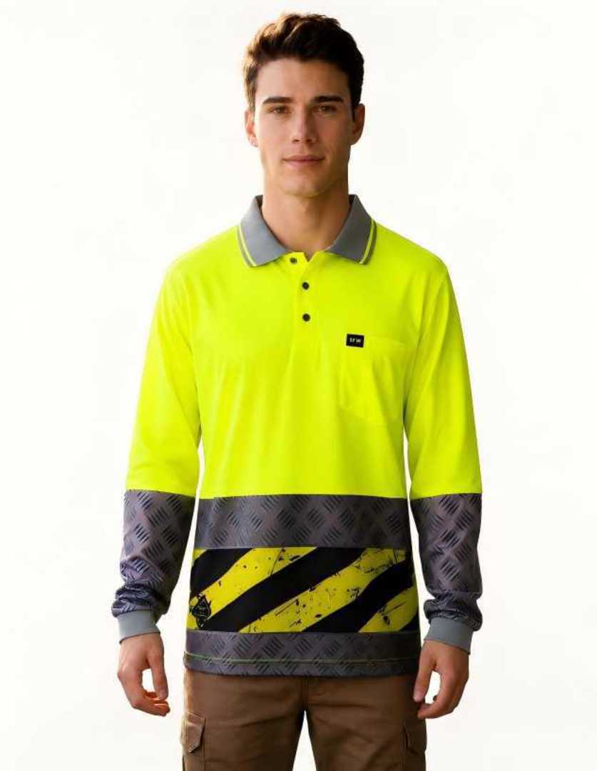 SFWP26 Hi Vis Polo Shirts. Sizes XS-3XL + 5XL. 1 Colourway In Stock. image 0